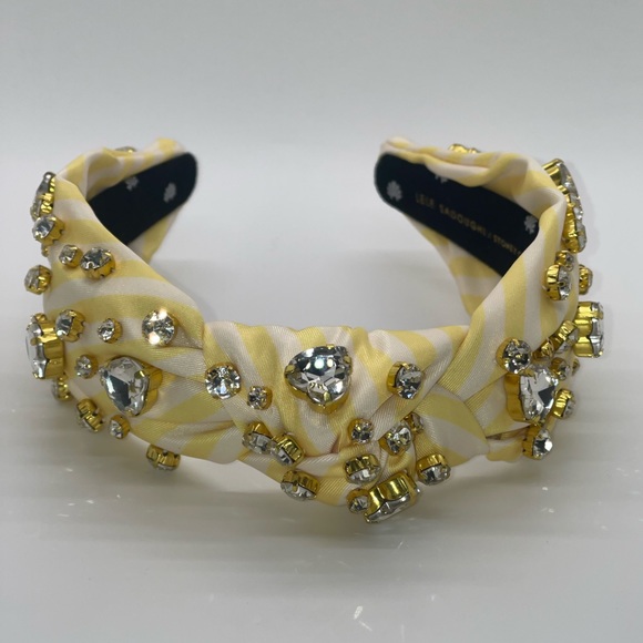 Lele Sadoughi x Stoney Clover Lane ‘Sunflower’ crystal embellished headband. - Picture 2 of 4